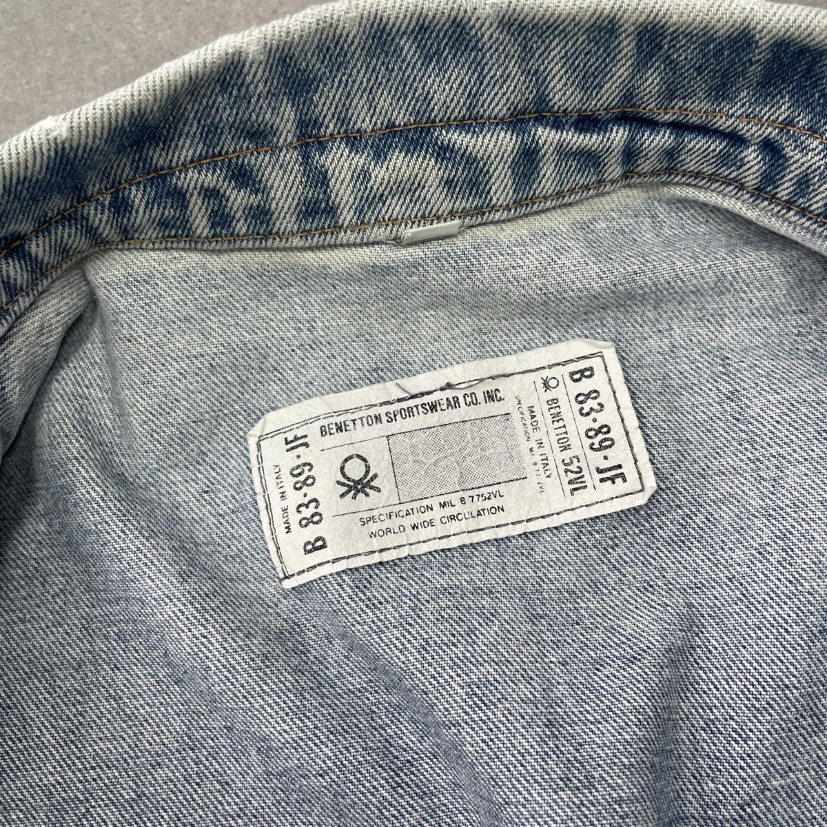 Benetton × Vintage Vintage Benetton Denim Vest Size 52 Size US L / EU 52-54 / 3 - 9 Thumbnail