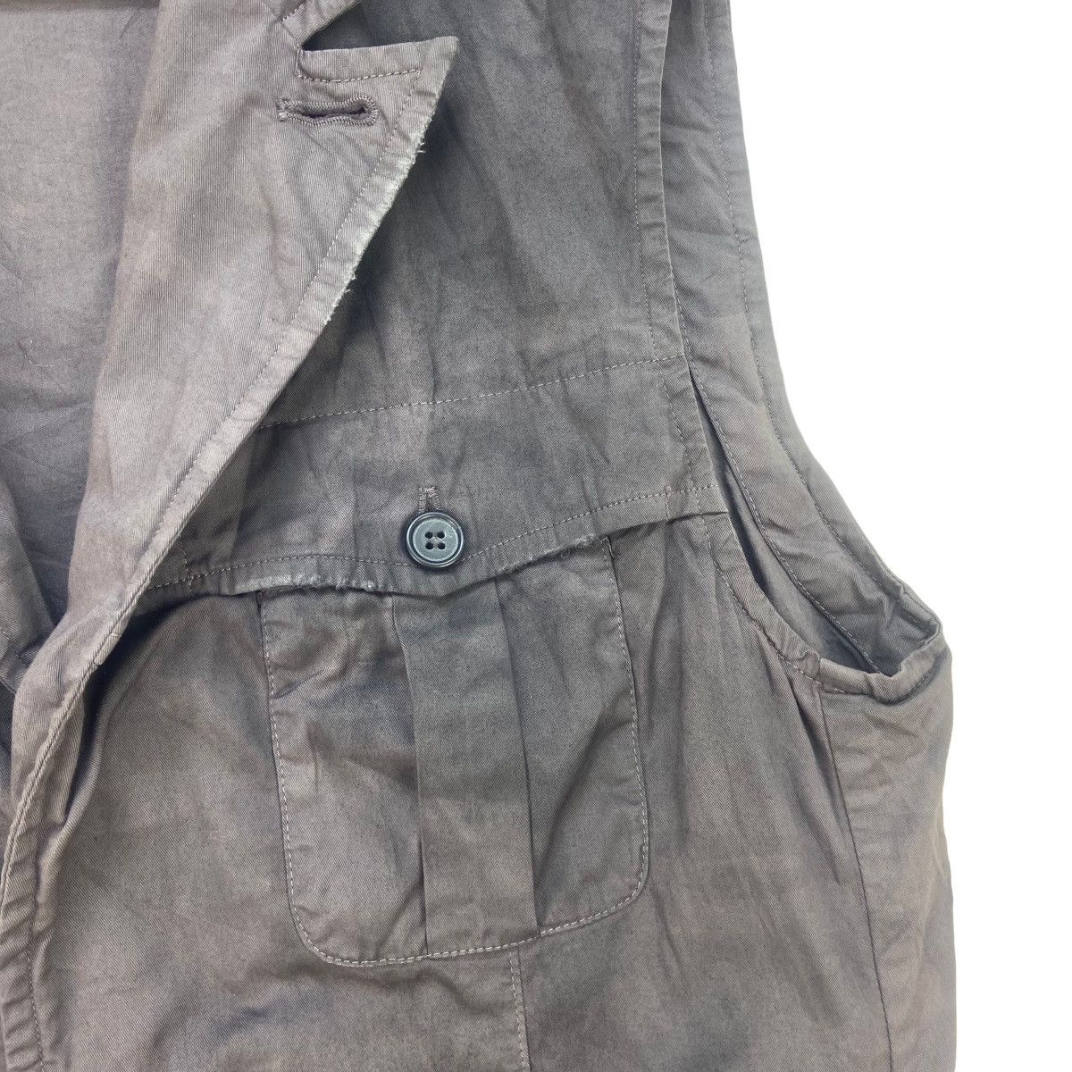 🔥Rare Emmegierrefashion Discoloured Style Sleeveless Jacket