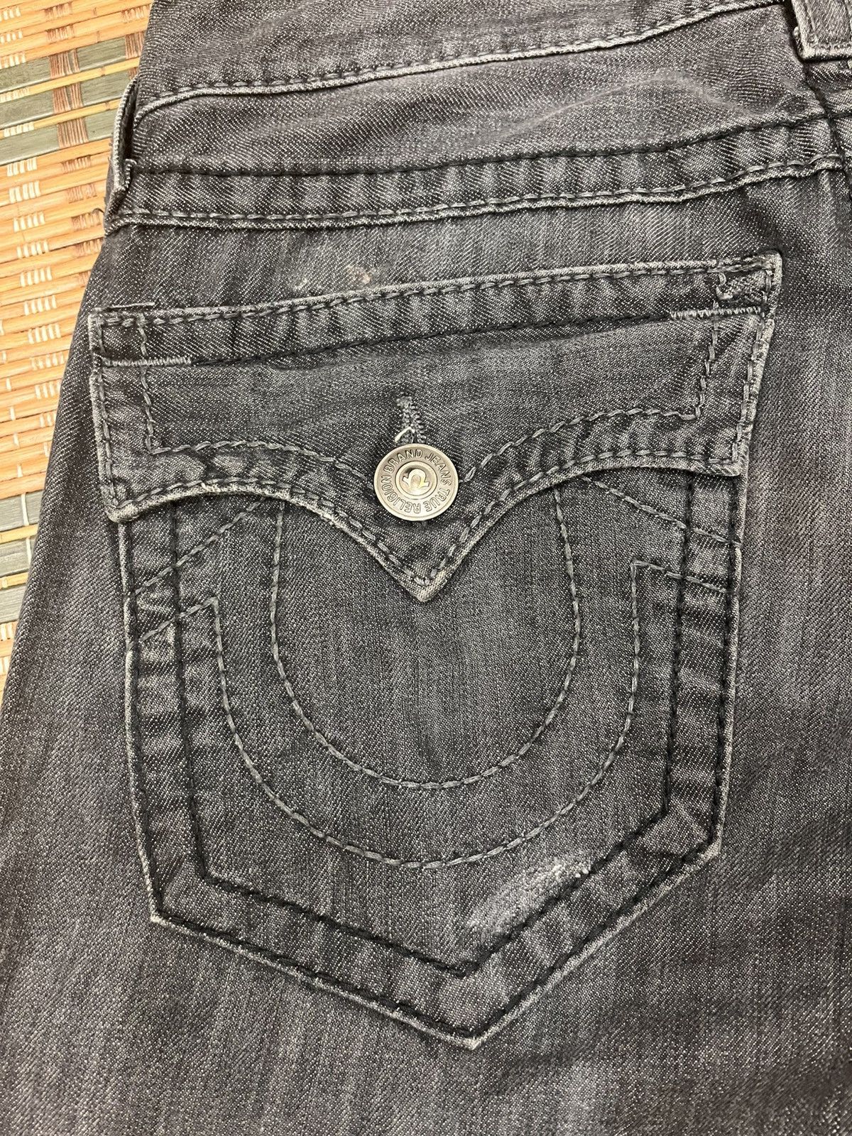 True Religion True Religion Jack Big T Distressed Denim Size US 32 / EU 48 - 8 Thumbnail