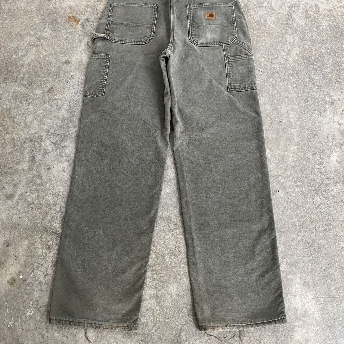 Carhartt Vintage Carhartt Blanket Lined Faded Carpenter Work Pants Size US 36 / EU 52 - 18 Thumbnail