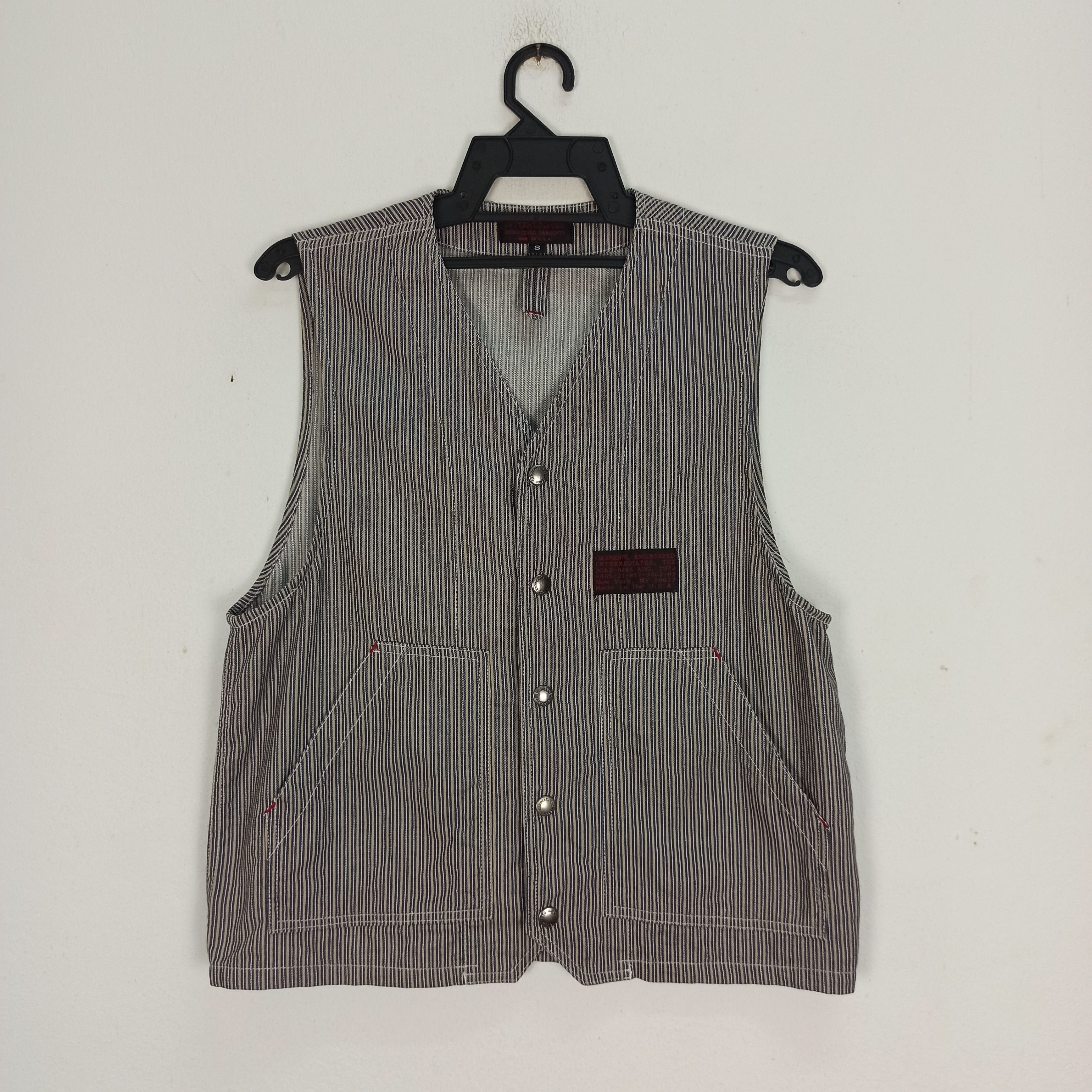 Engineered Garments Cover Vest in Nylon Micro Ripstop Primaloft