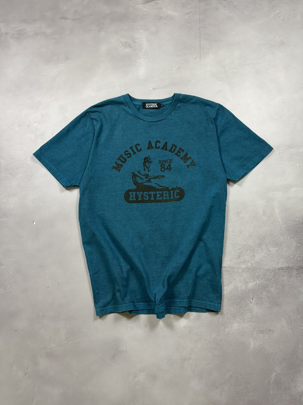 Hysteric Glamour Hysteric Glamour Music Academy Tee(Aqua/L) Size US L / EU 52-54 / 3 - 1 Thumbnail