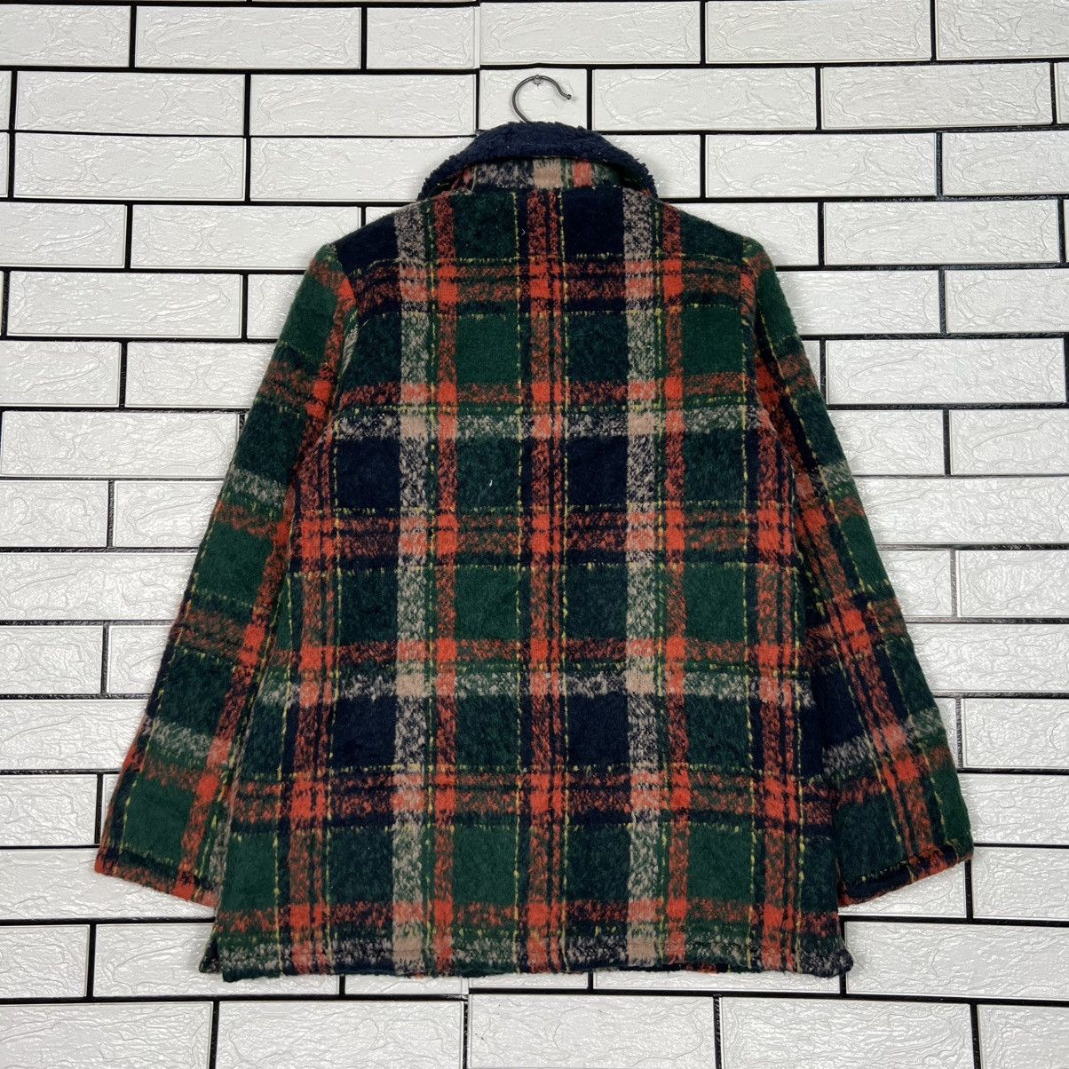 Japanese Brand NWT TITICACA Colorful Checked Fleece Jacket #4128-C188 Size US S / EU 44-46 / 1 - 19 Thumbnail