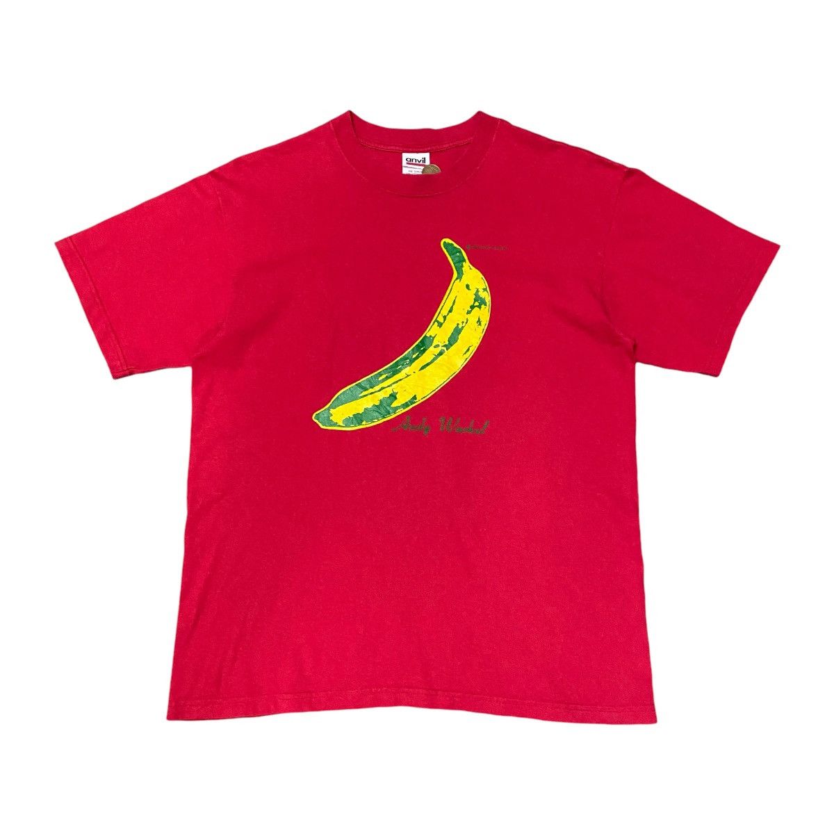 Andy Warhol VINTAGE 90’s ANDY WARHOL BANANA ICONIC GRAPHIC TEE ANVIL Size US M / EU 48-50 / 2 - 1 Thumbnail