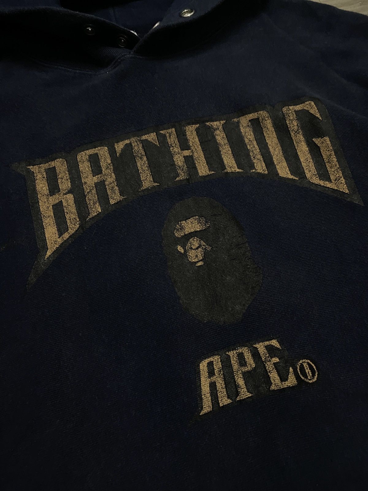 Bape OG VINTAGE - NIGO ERA BAPE HOODIE PULLOVER COLLEGE BAPE HEAD Size US L / EU 52-54 / 3 - 2 Thumbnail