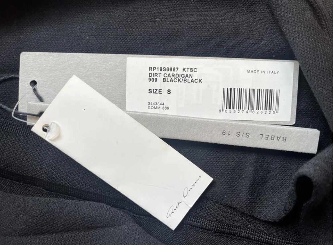 Rick Owens Rick Owens Dirt Cardigan Size S / US 4 / IT 40 - 2 Thumbnail