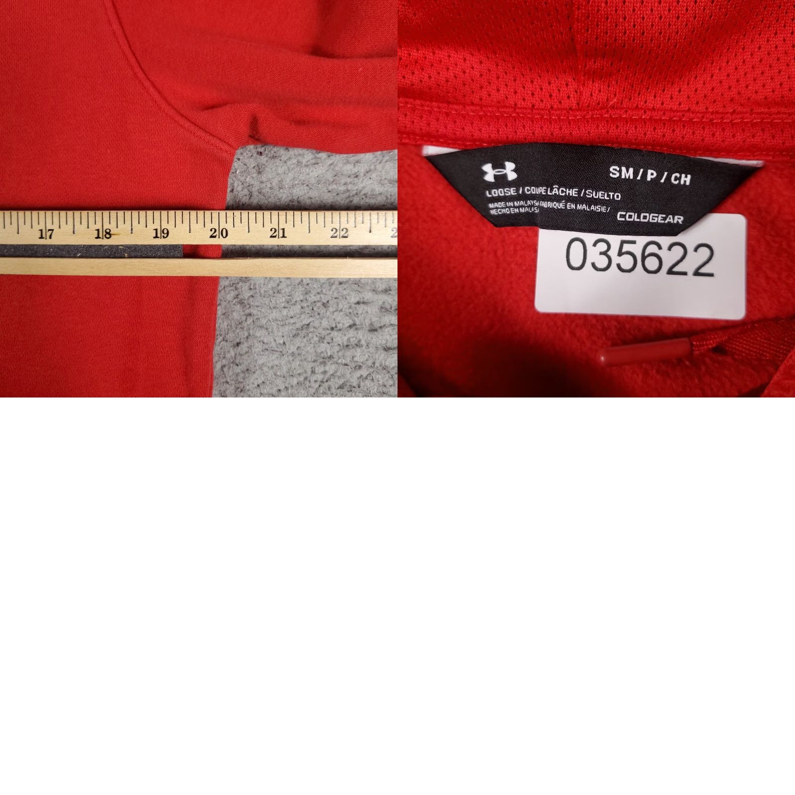 Under Armour Under Armour Sweater Mens Small Red Casual Pullover Hoodie Sweatshirt Size US S / EU 44-46 / 1 - 8 Thumbnail