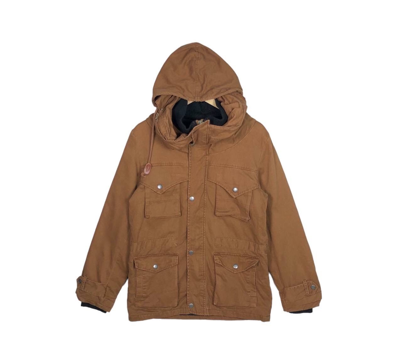 Japanese Brand Power To The People Soft Brown Parkas Jacket Size US M / EU 48-50 / 2 - 1 Thumbnail