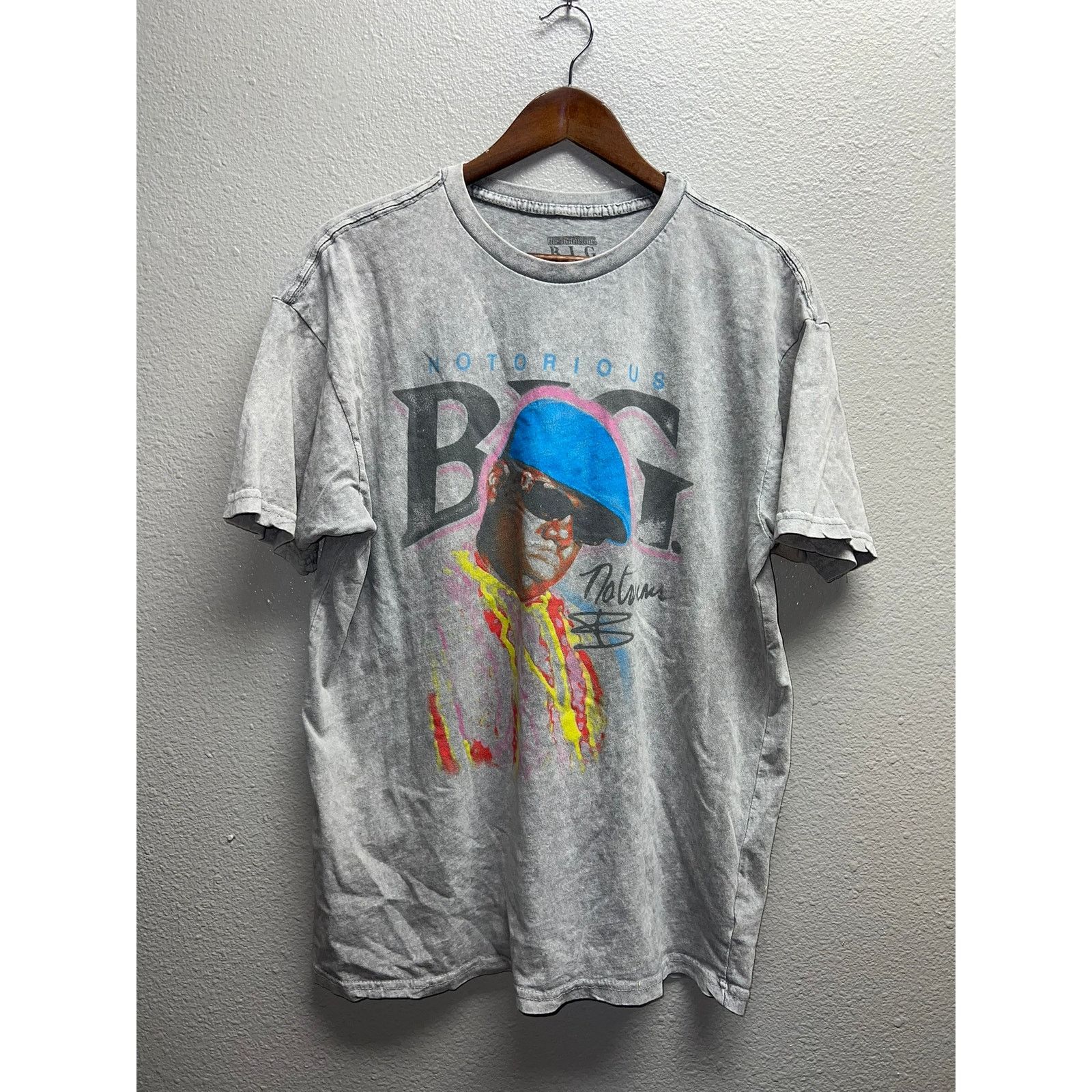 Band Tees Notorious Big It Was All A Dream Shirt Gray Rap Rapper Tee L Size US L / EU 52-54 / 3 - 1 Thumbnail