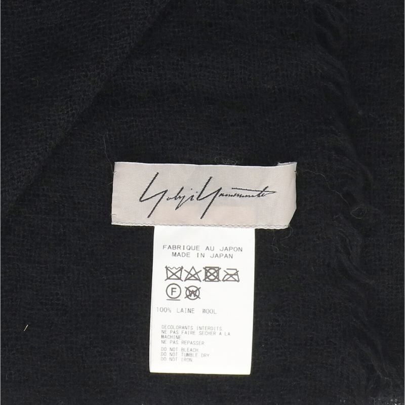 Yohji Yamamoto Yohji Yamamoto Large Dot Embroidered Wool Stole Size ONE SIZE - 3 Thumbnail