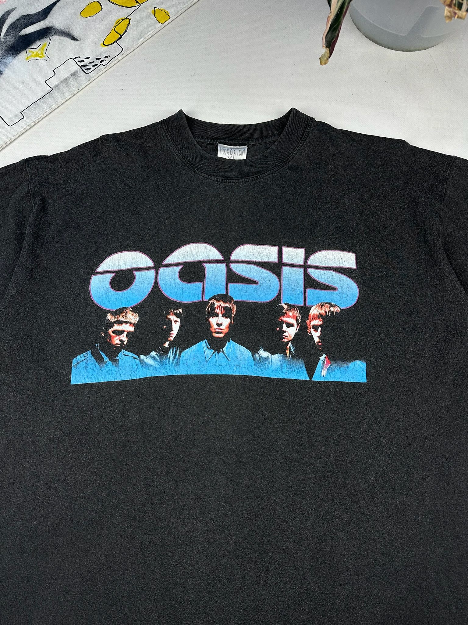 Band Tees Vintage oasis British Rock Band Tee Size US XL / EU 56 / 4 - 4 Thumbnail
