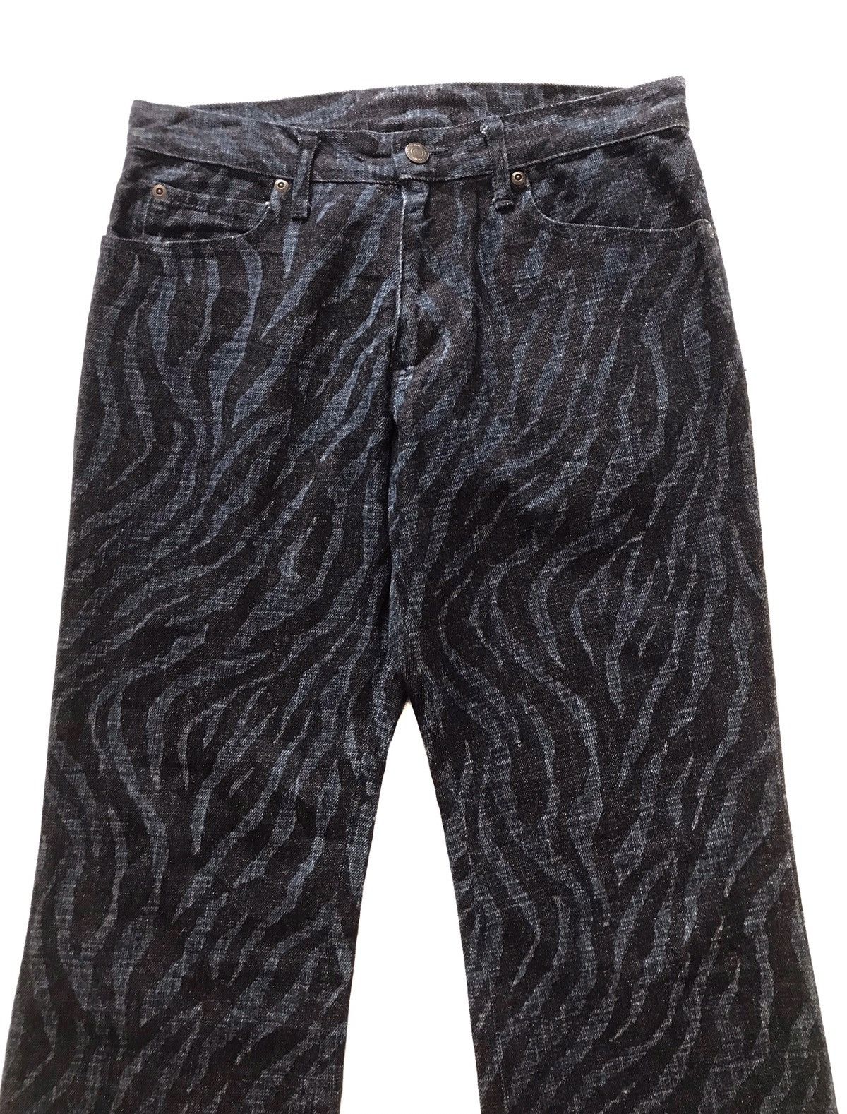 14th Addiction × Matsuda × Nicole Club MONSIEUR NICOLE FULLPRINT STYLE JEANS Size US 30 / EU 46 - 2 Thumbnail