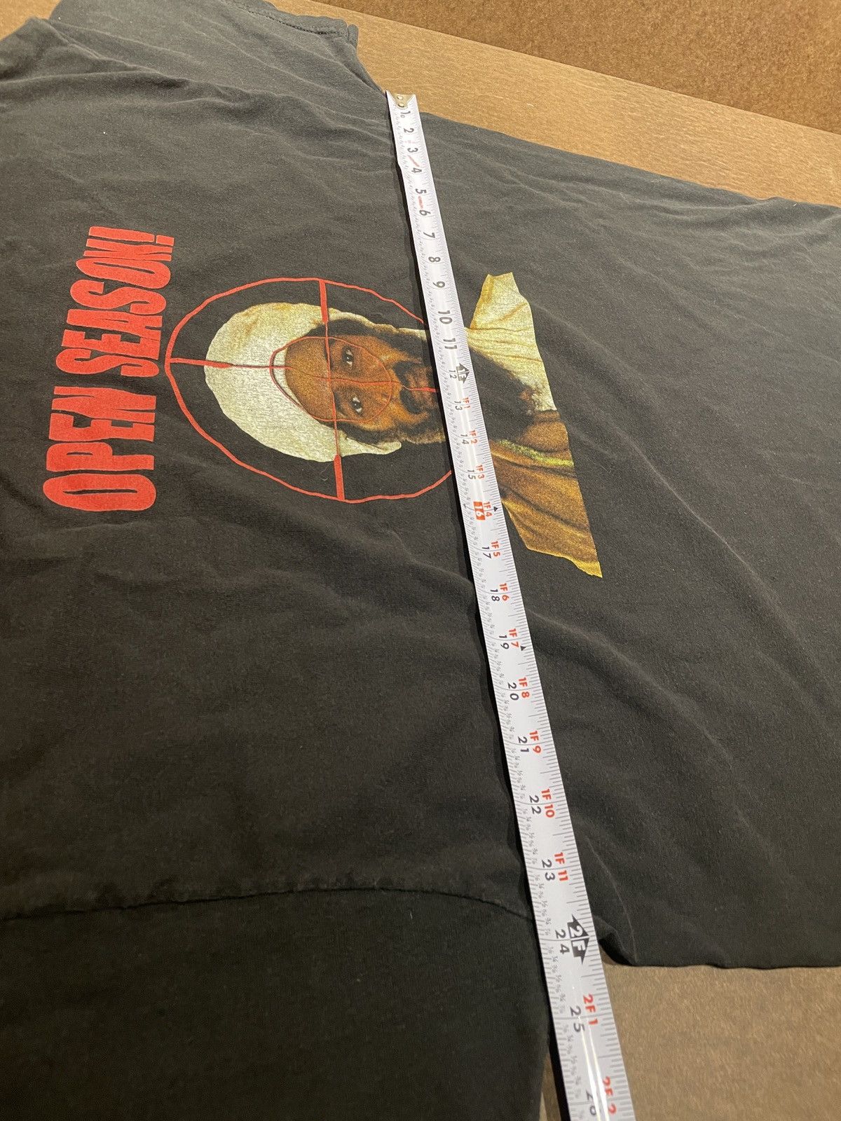 Vintage RARE Osama bin laden crosshair OPEN SEASON Size US XL / EU 56 / 4 - 6 Thumbnail