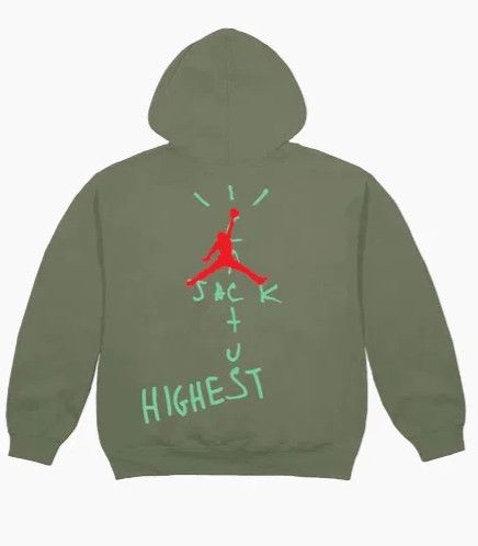 Travis Scott Jordan Cactus Jack Highest Hooded Sweatshirt Ol