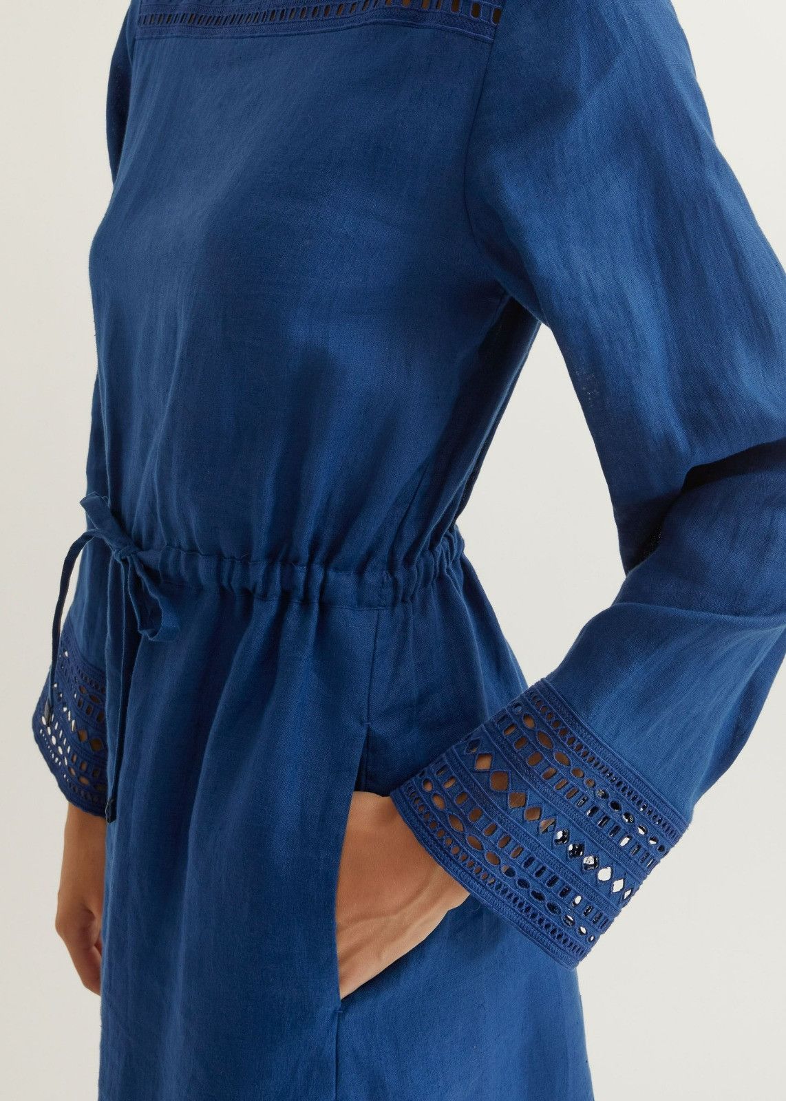 Loro Piana o1srvl11e0424 Dress in Navy Blue Size XL / US 12-14 / IT 48-50 - 3 Thumbnail