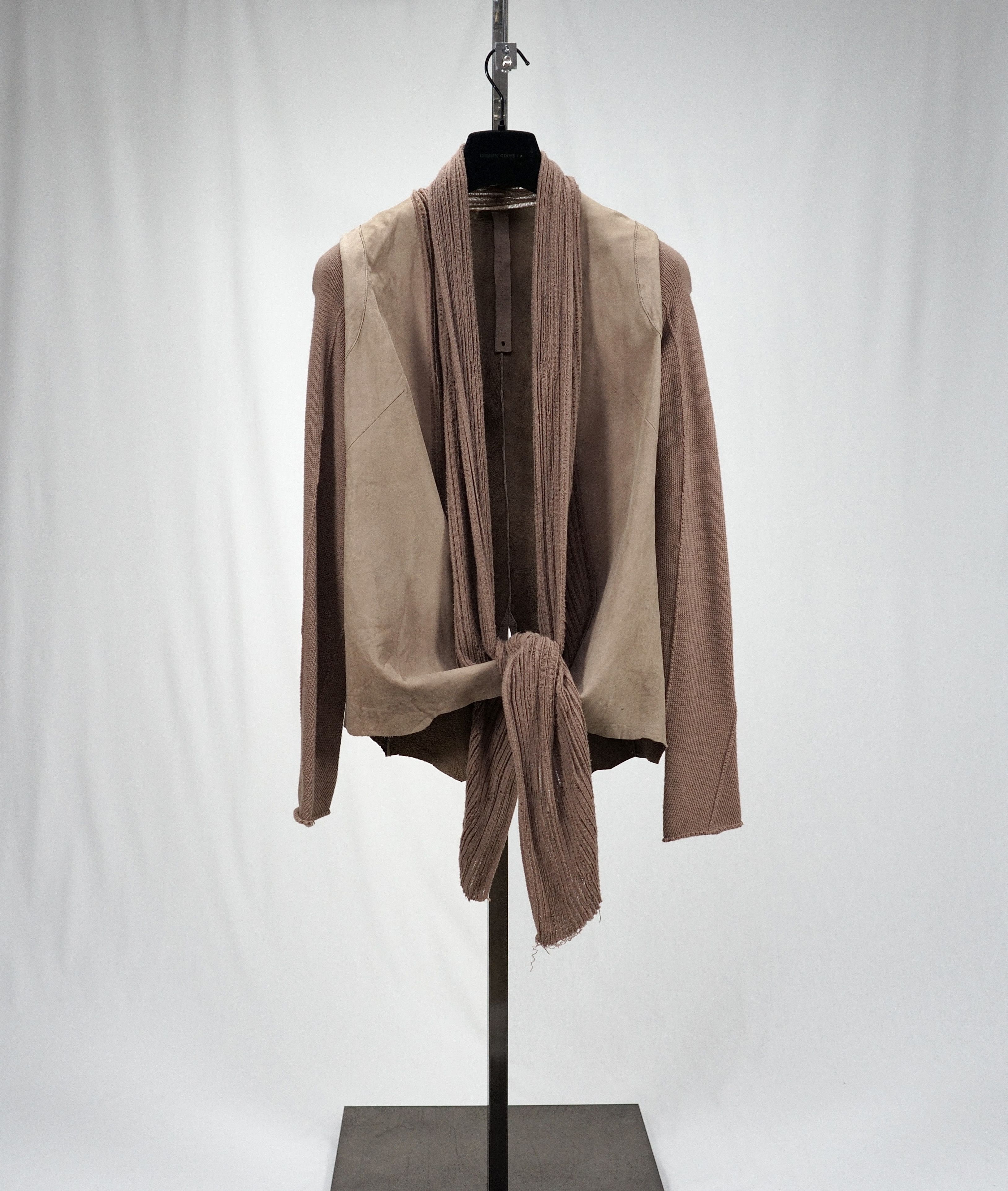 Isaac Sellam Experience S/S 2011 draped suede knit blazer Size US S / EU 44-46 / 1 - 3 Thumbnail