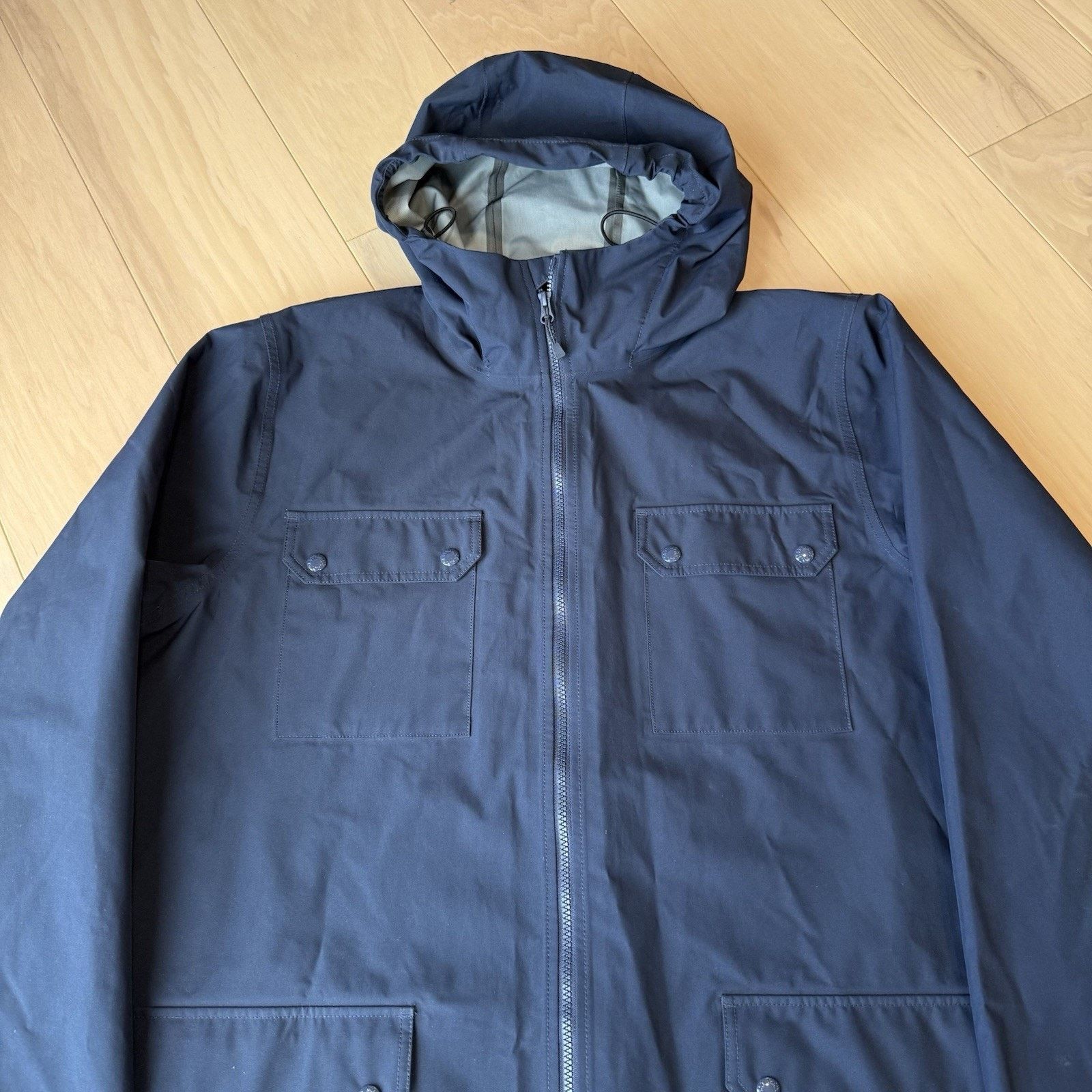 Best Made Co. Best Made CO Rain Jacket 2XL Blue Full Zip Waterproof Size US XXL / EU 58 / 5 - 4 Thumbnail