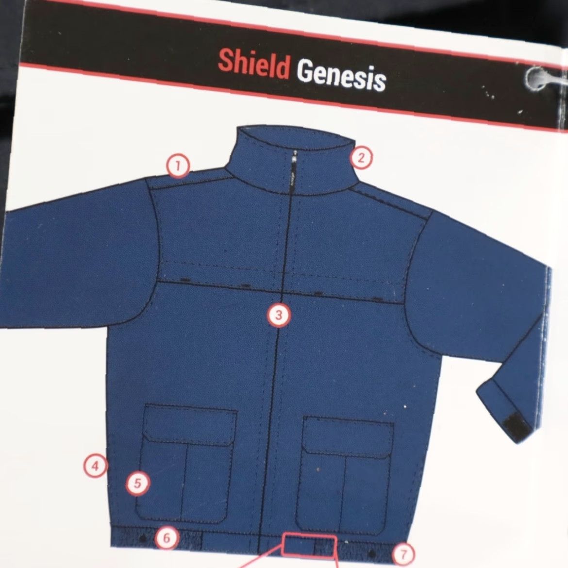 Vintage Elbeco Shield Genesis Solid Mock Long Sleeve Jacket Black Men's XL Shirt Size US XL / EU 56 / 4 - 7 Thumbnail