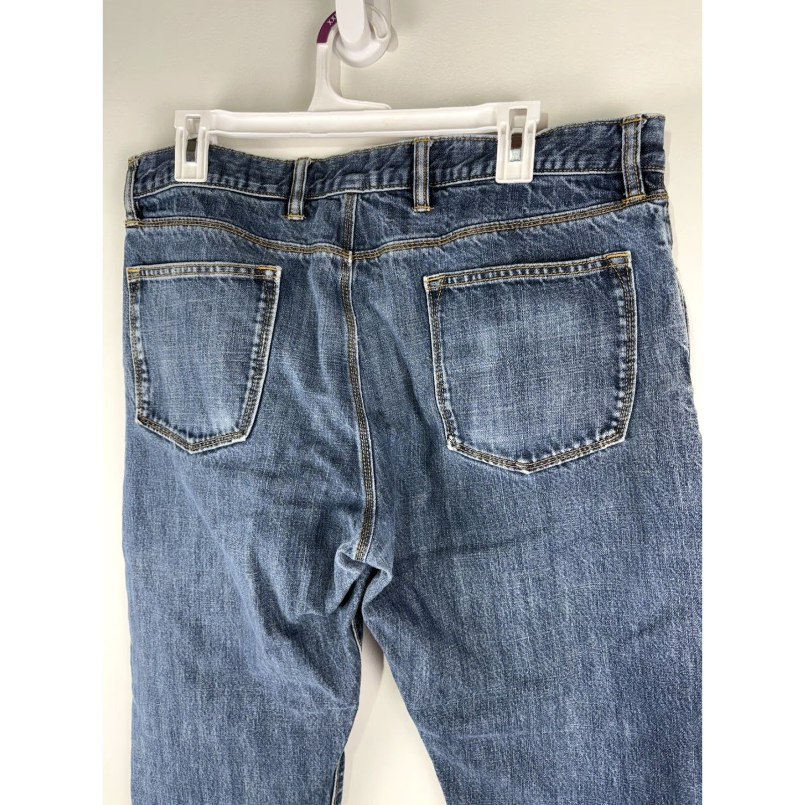 Gap VINTAGE Gap Men's Jeans Size 36X30 Straight Fit Dark Wash Cotton 90s Preppy Fashion Size US 36 / EU 52 - 6 Thumbnail