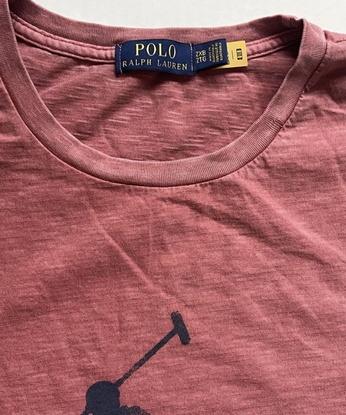 Polo Ralph Lauren Polo Ralph Lauren BIG PONY Logo Slub Jersey T-Shirt Size US XXL / EU 58 / 5 - 4 Thumbnail