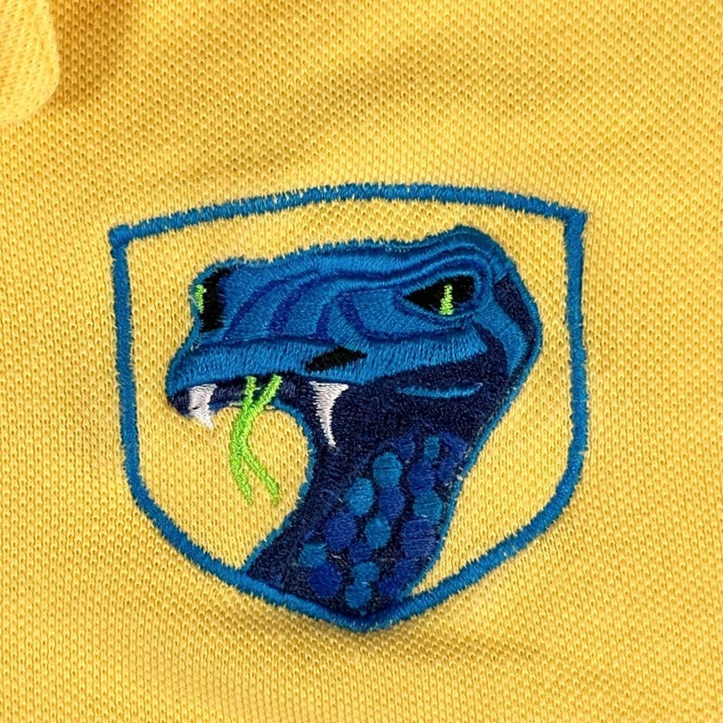 Izod VINTAGE Izod Club Polo Shirt Men XS Yellow Viper Snake 90s Preppy Golf Shirt Size US S / EU 44-46 / 1 - 5 Thumbnail