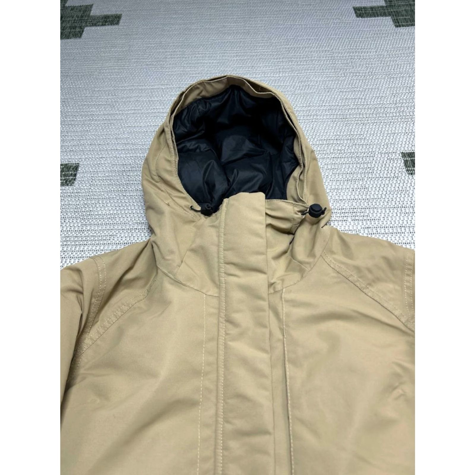 Vintage Columbia Parka Jacket Womens Large Beige Omni Heat Infinity Insulated Hooded Mid-Length Casual Outdoor Modern Winter Size L / US 10 / IT 46 - 3 Thumbnail