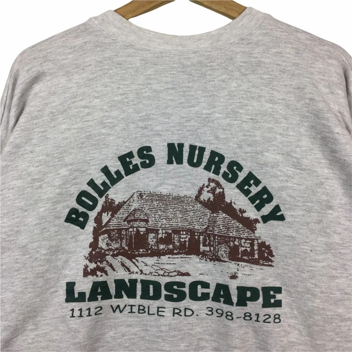 Hanes × Vintage Vintage 80’ BOLLES NURSERY LANDSCAPE Sweatshirt Sweater Size US XL / EU 56 / 4 - 6 Thumbnail