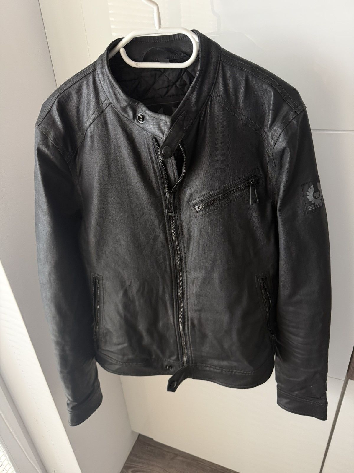 Belstaff Belstaff Waxed Cotton Moto Racer Bomber Jacket Size US M / EU 48-50 / 2 - 5 Thumbnail