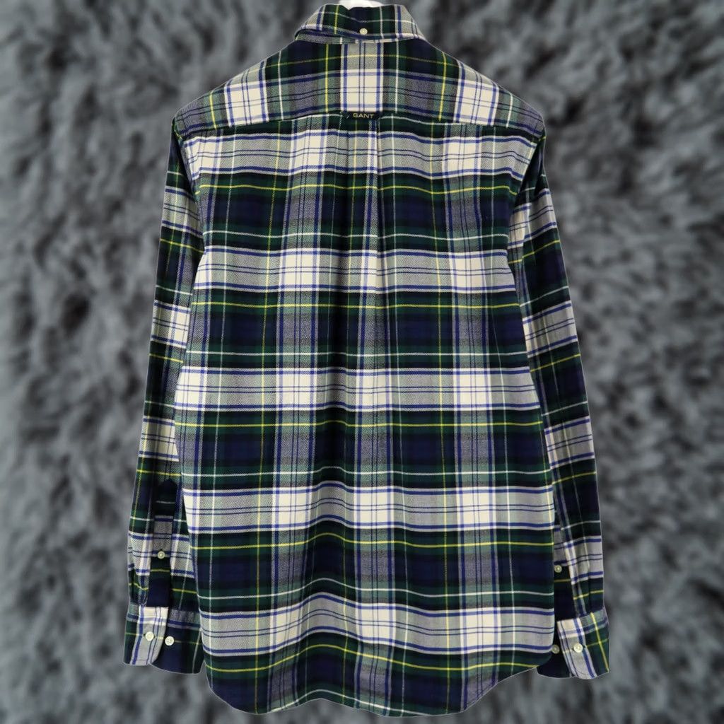 Gant GANT Yale Shirt Men's MEDIUM Plaid Blue Button-Down Pocket Long Sleeve Collab Size US M / EU 48-50 / 2 - 1 Thumbnail