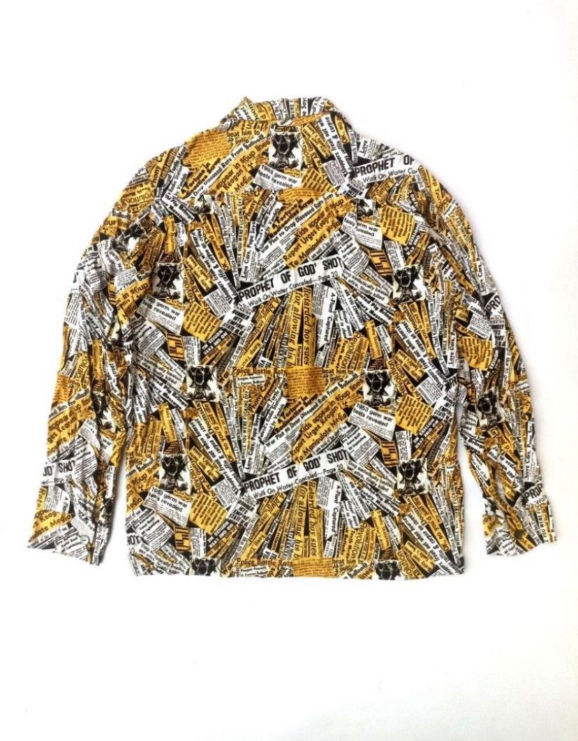 Japanese Brand × KIDILL Kidill Spring/Summer 2021 Fucking Young Rayon Shirt Size US L / EU 52-54 / 3 - 6 Thumbnail