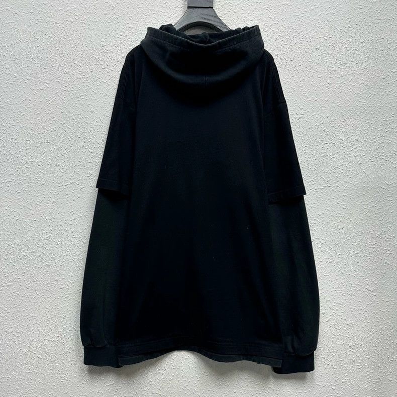 Balenciaga Balenciaga Jelly Logo Fake Two Piece Hoodie Size US L / EU 52-54 / 3 - 2 Thumbnail