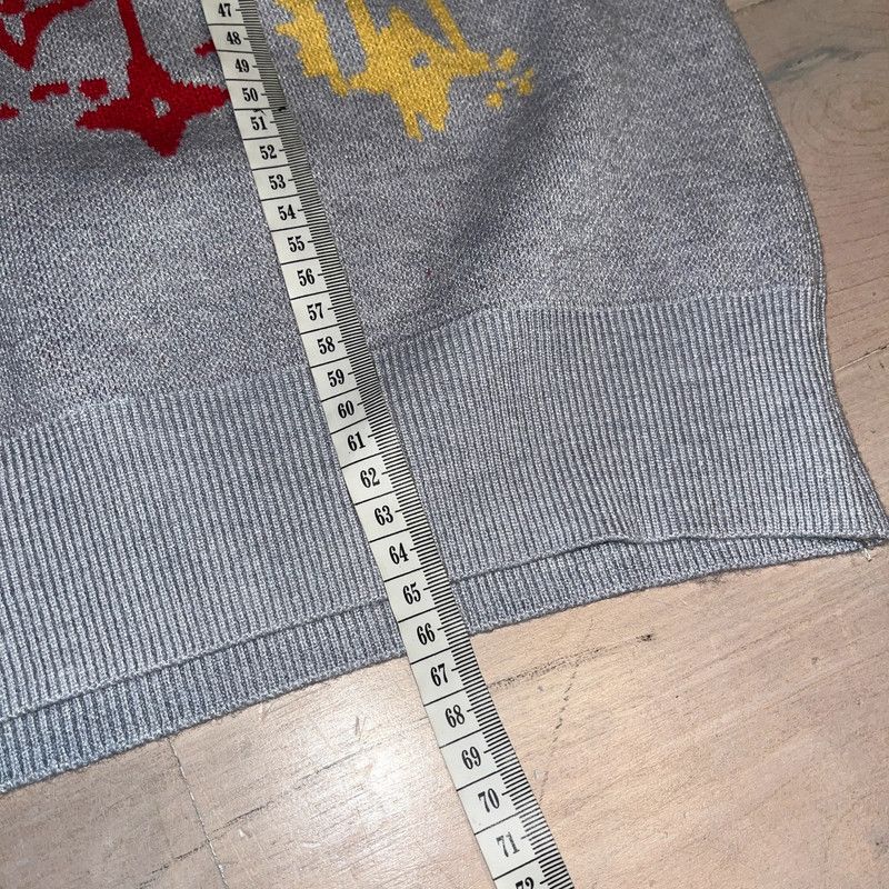 Vintage Y2k sweter y2style knitted sweater monogram Size US M / EU 48-50 / 2 - 9 Thumbnail