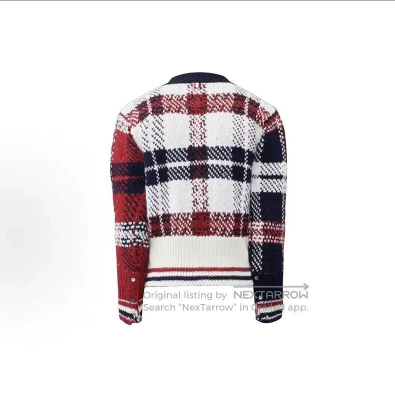 Thom Browne Thom Browne Gingham Knit Sweater Size US L / EU 52-54 / 3 - 9 Thumbnail