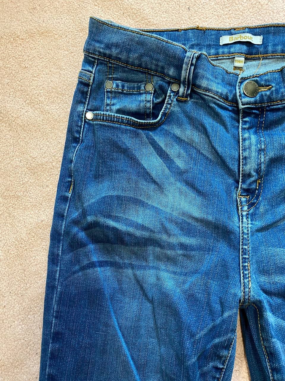 Barbour Vintage Barbour Slim Skinny Fit Denim Jeans Size 12 Size 34" / US 12 / IT 48 - 6 Thumbnail