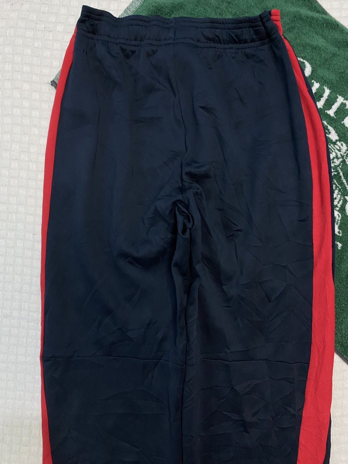 NOCTA × Nike 💥 VINTAGE NIKE 90S BAGGY WIDE LEG SWOOSH TRACK PANTS Y2K Size US 30 / EU 46 - 10 Thumbnail