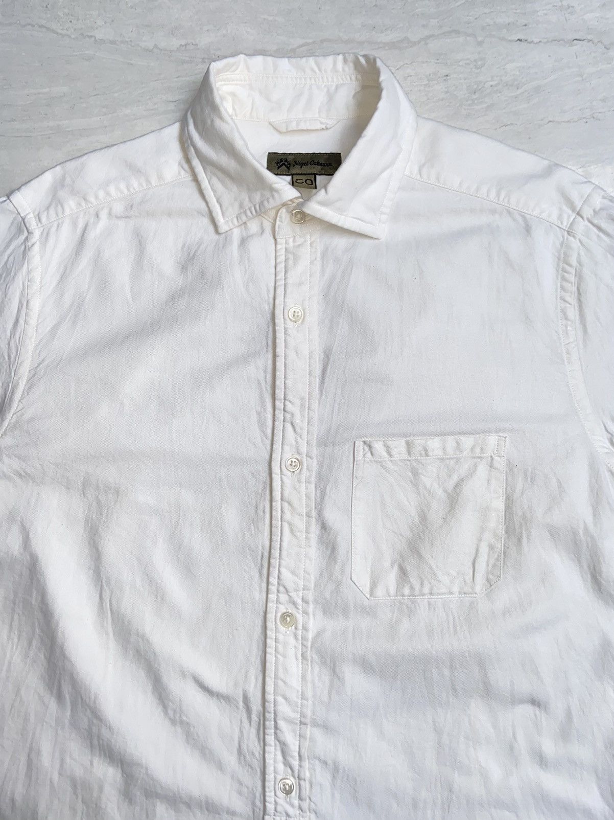 Nigel Cabourn NIGEL COBOURN White Shirt Size US M / EU 48-50 / 2 - 8 Thumbnail