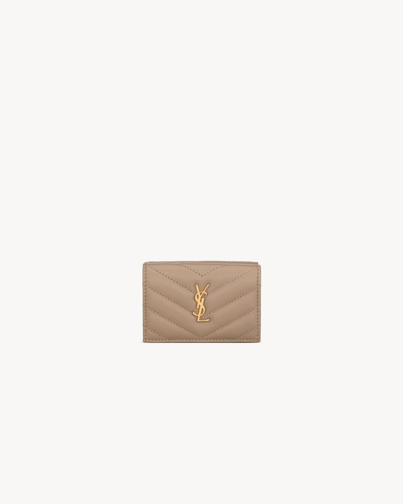 Saint Laurent Paris o1b1hav111125 Size: OS / Cassandre Matelasse Origami Wallet Size ONE SIZE - 1 Thumbnail