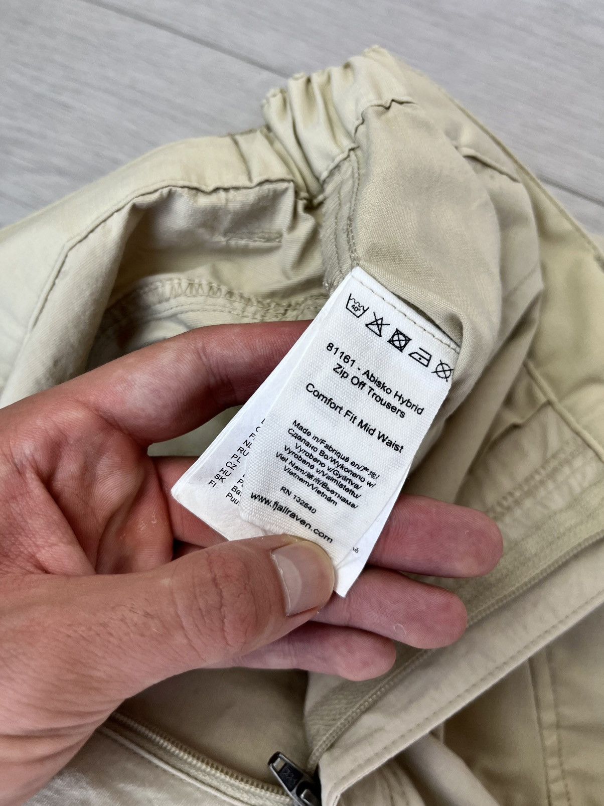 Fjallraven Fjallraven Abisko Hybrid Zip Off Trousers Trekking Pants Size US 32 / EU 48 - 10 Thumbnail