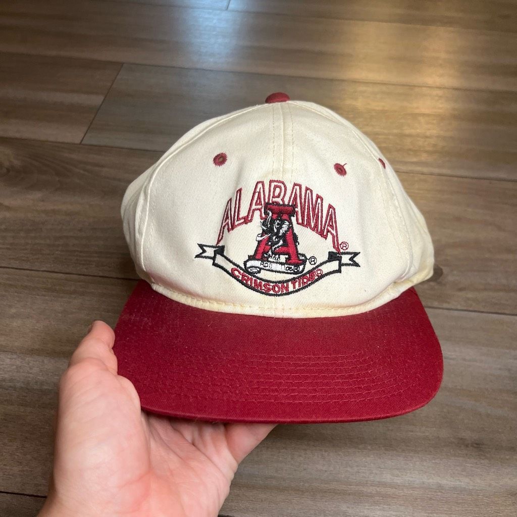 Vintage Vintage Alabama Crimson Tide Grey Strapback Hat Size ONE SIZE - 1 Thumbnail