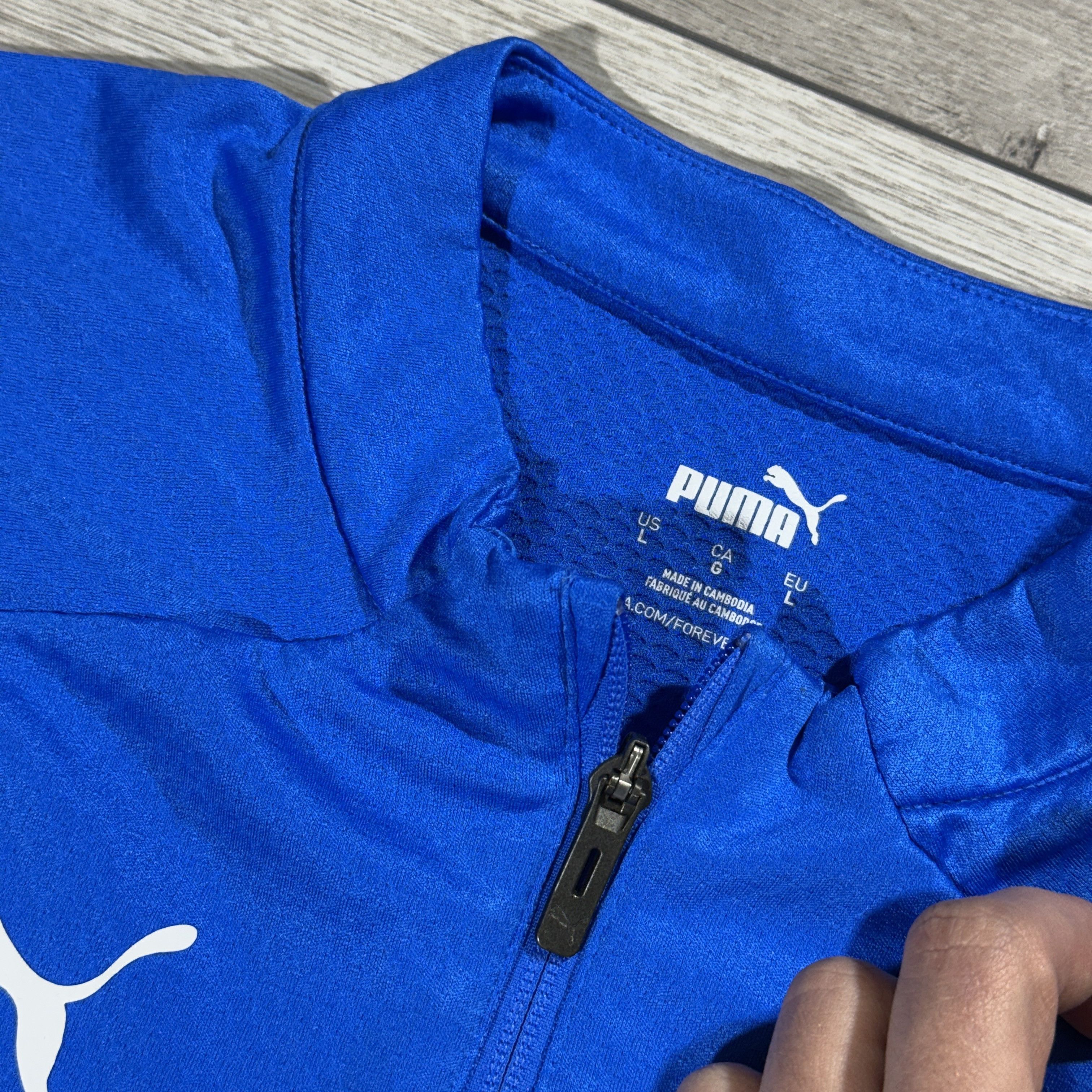 Puma Puma Italy FIGC National Team 1/4 Zip Training Drill Size L Size US L / EU 52-54 / 3 - 6 Thumbnail