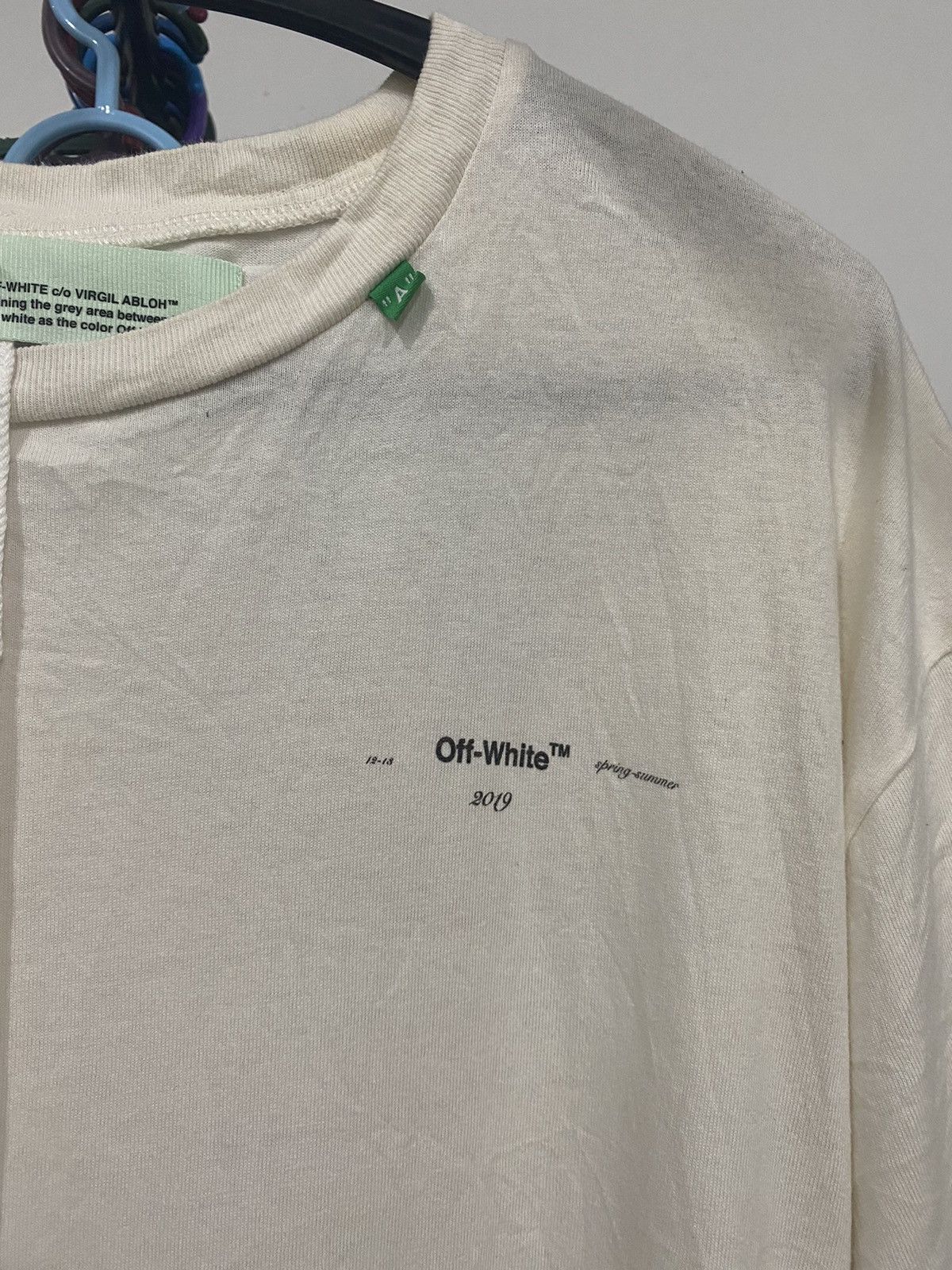 Off-White Off White "IMPRESSIONISM" Stencil Tee Big Embroided Size US S / EU 44-46 / 1 - 4 Thumbnail