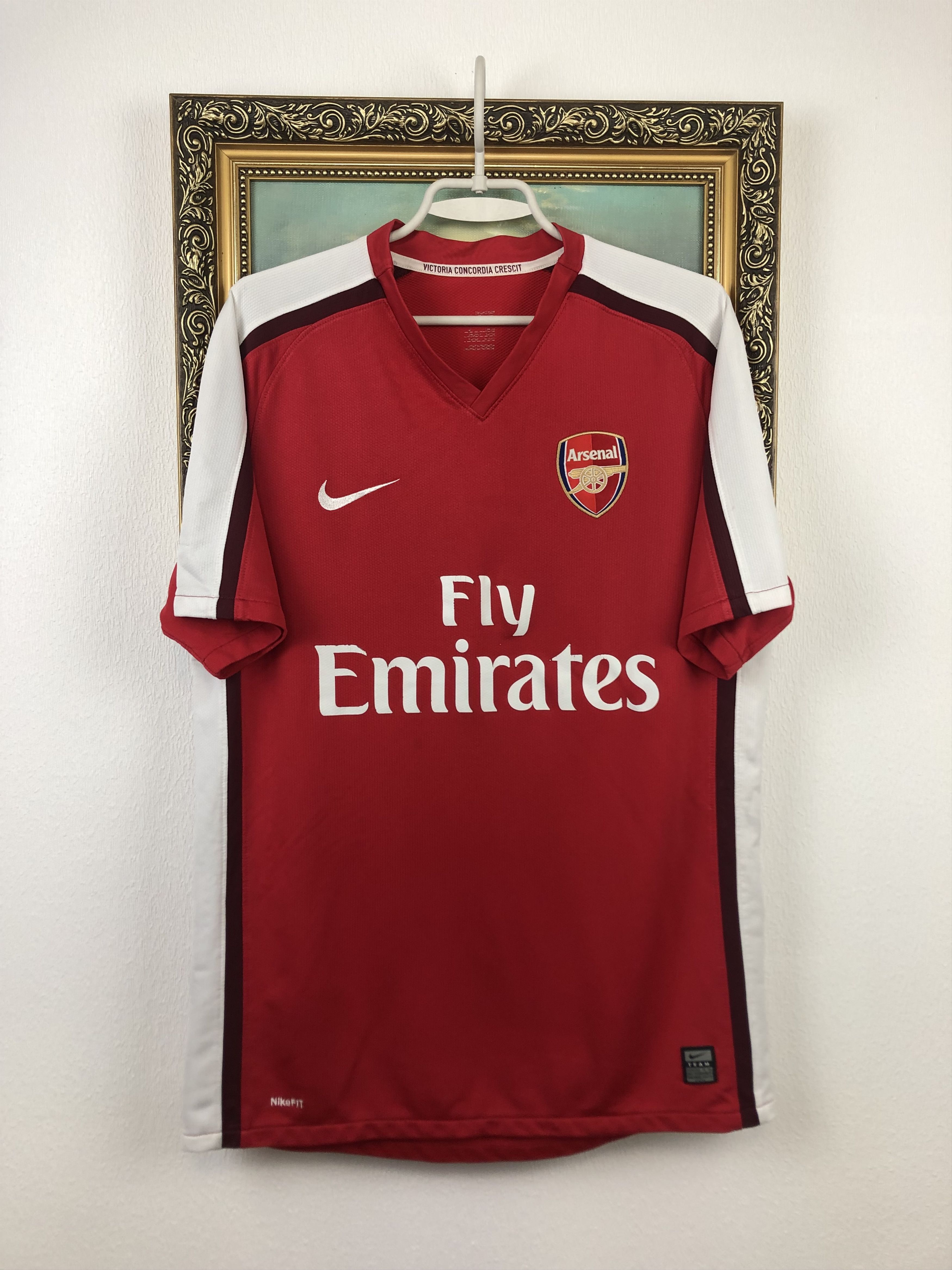 Nike Arsenal football shirt 2008 Soccer Jersey Gunners Tee Hype Size US M / EU 48-50 / 2 - 1 Thumbnail