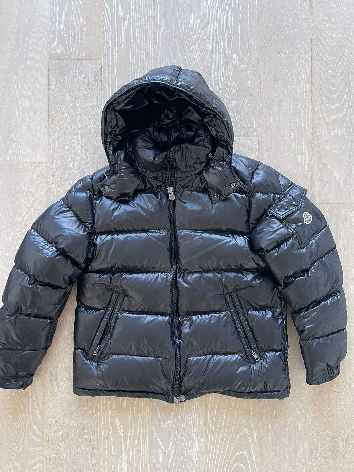 Moncler Moncler Maya jacket in black size 6 Grailed