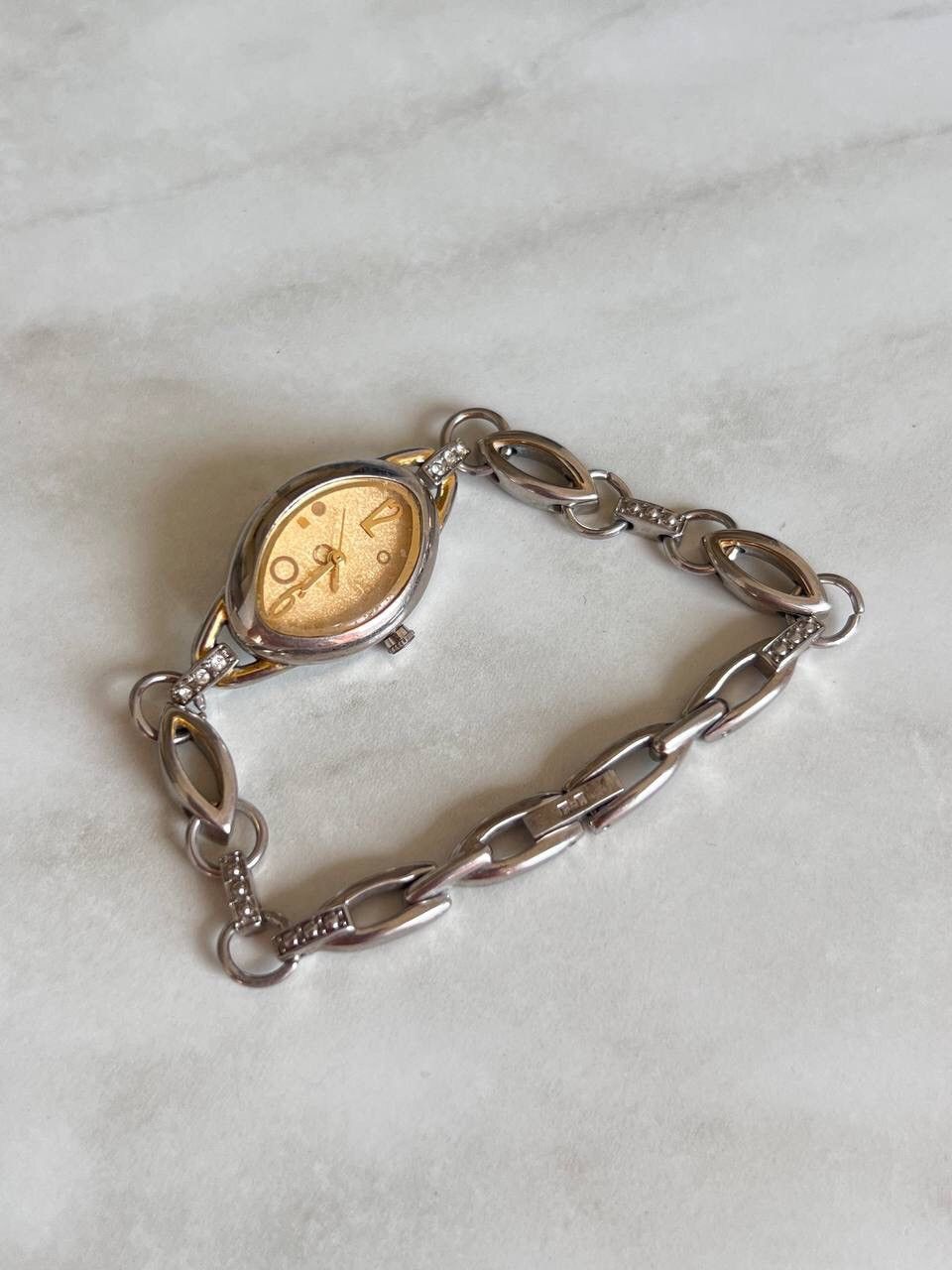 Japanese Brand × Vintage Vintage Japanese style futuristic Link ⛓ Metal Watch Size ONE SIZE - 2 Thumbnail