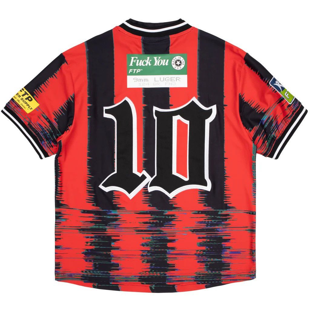 Fuck The Population BLURRED VISION SOCCER JERSEY Size US XXL / EU 58 / 5 - 10 Thumbnail