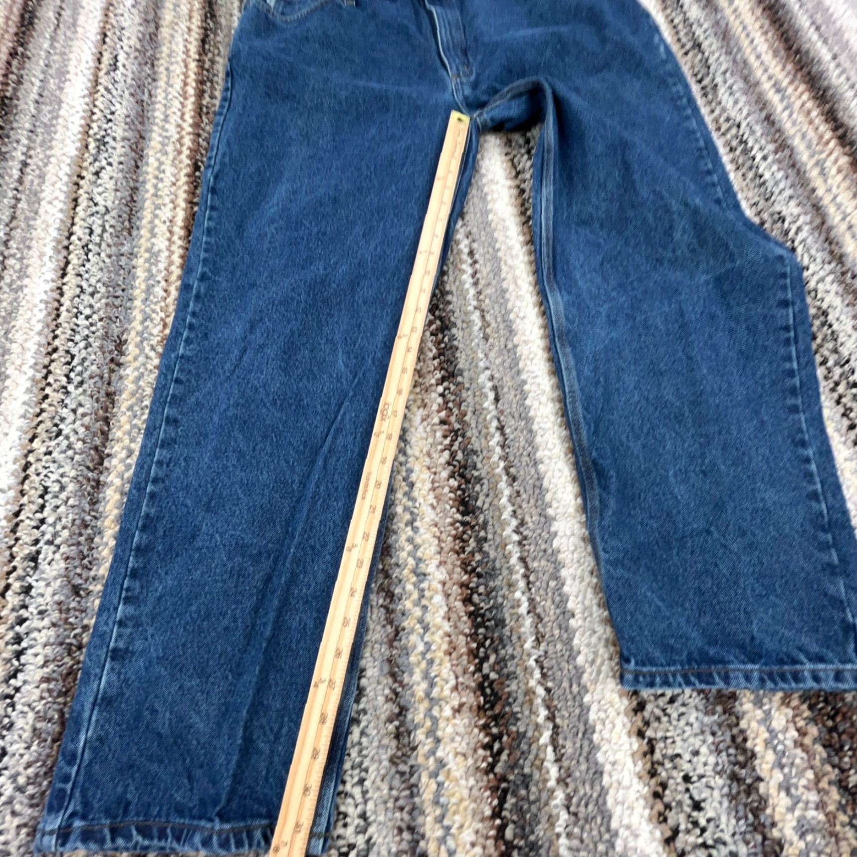 Carhartt Carhartt Jeans Men 44x32 Straight Leg Relaxed Fit Dark Wash Work Wear Baggy Size US 44 / EU 60 - 7 Thumbnail