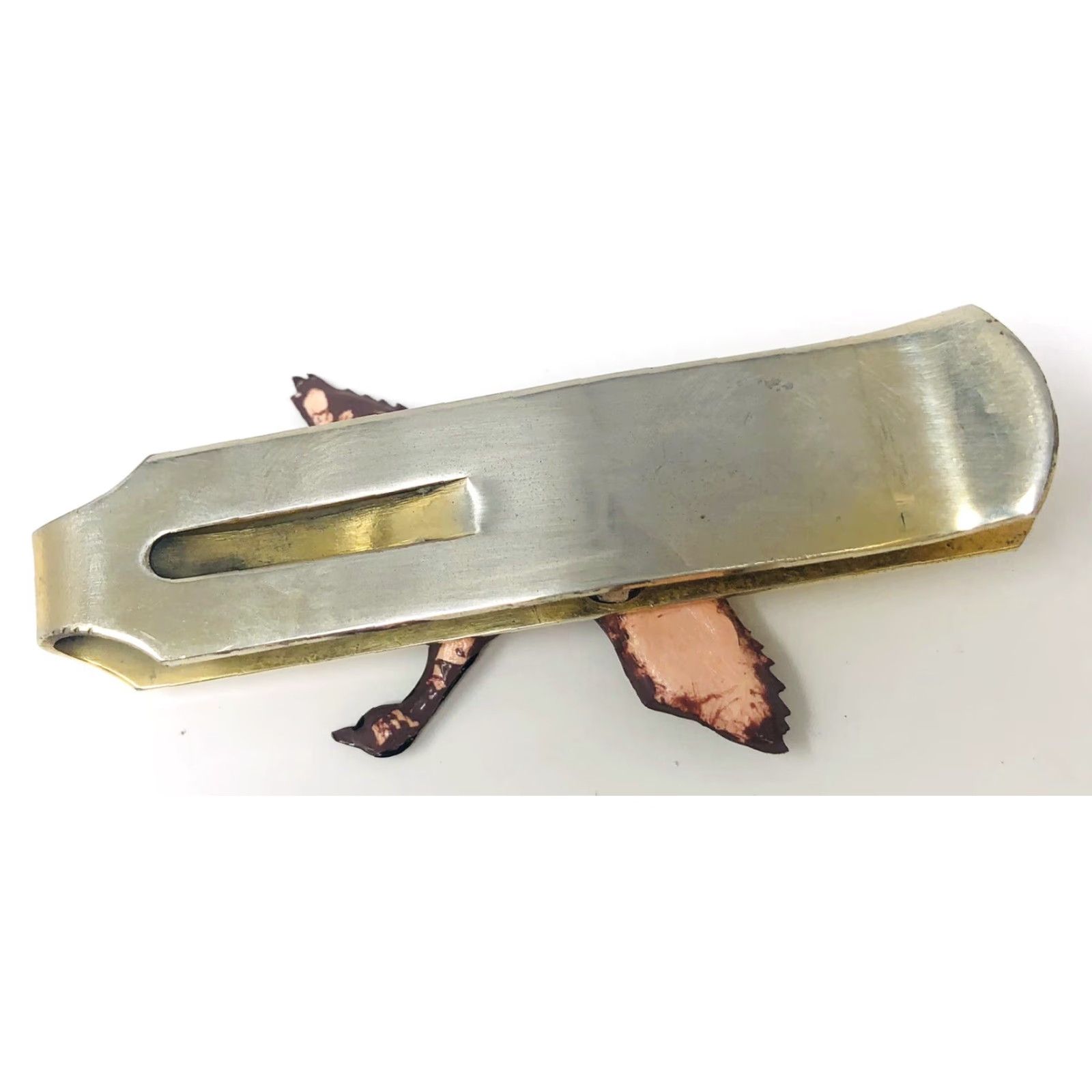 Vintage VINTAGE Gold Tone Flying Duck Money Clip Men Gold Tone Money Clip Flying Duck Men D22 Size ONE SIZE - 4 Thumbnail