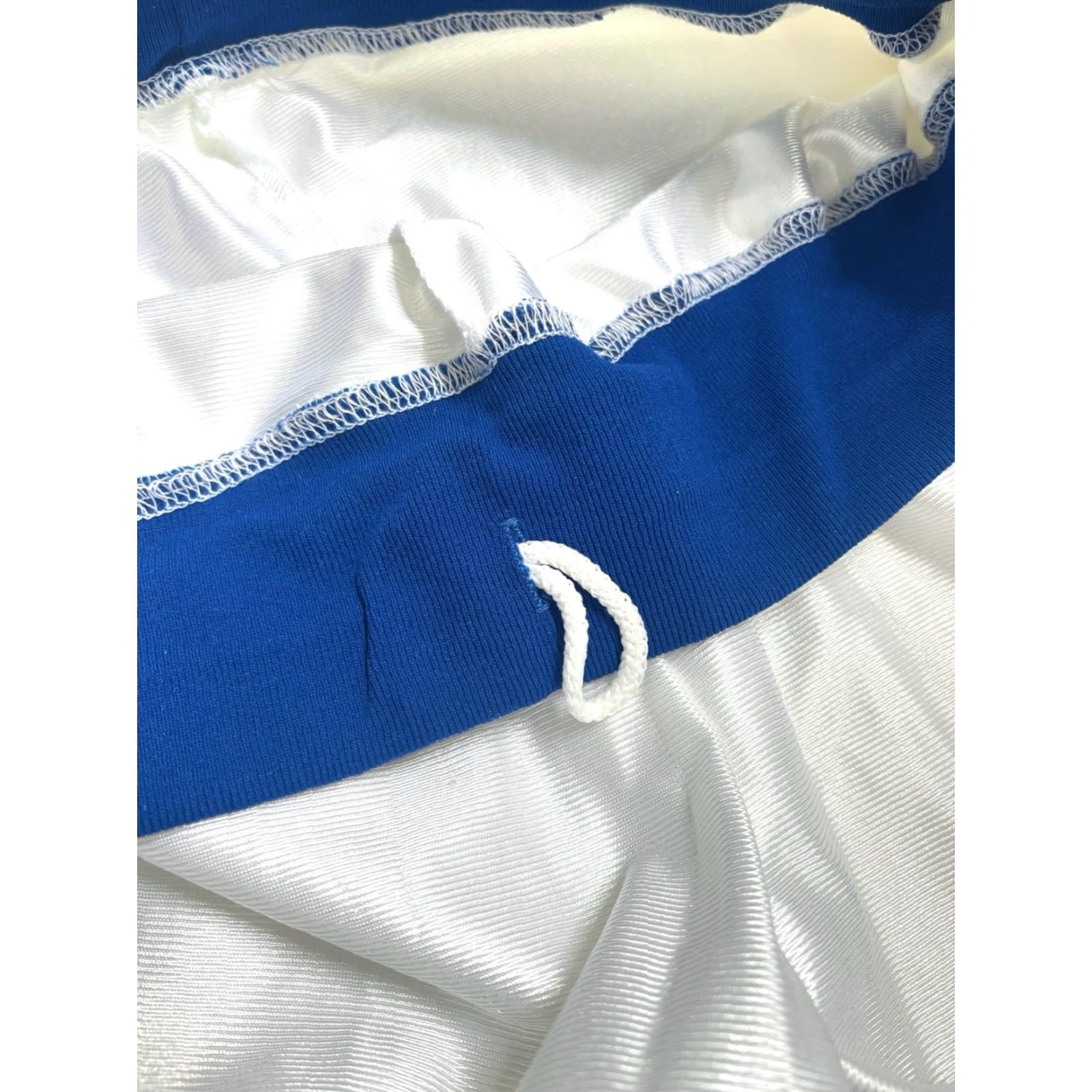 Vintage vintage don alleson basketball shorts mens L white 90s USA deadstock NWOT athletic drawstring waist 6” inseam Made in USA Womens? Wait. End. Size US 33 - 3 Thumbnail