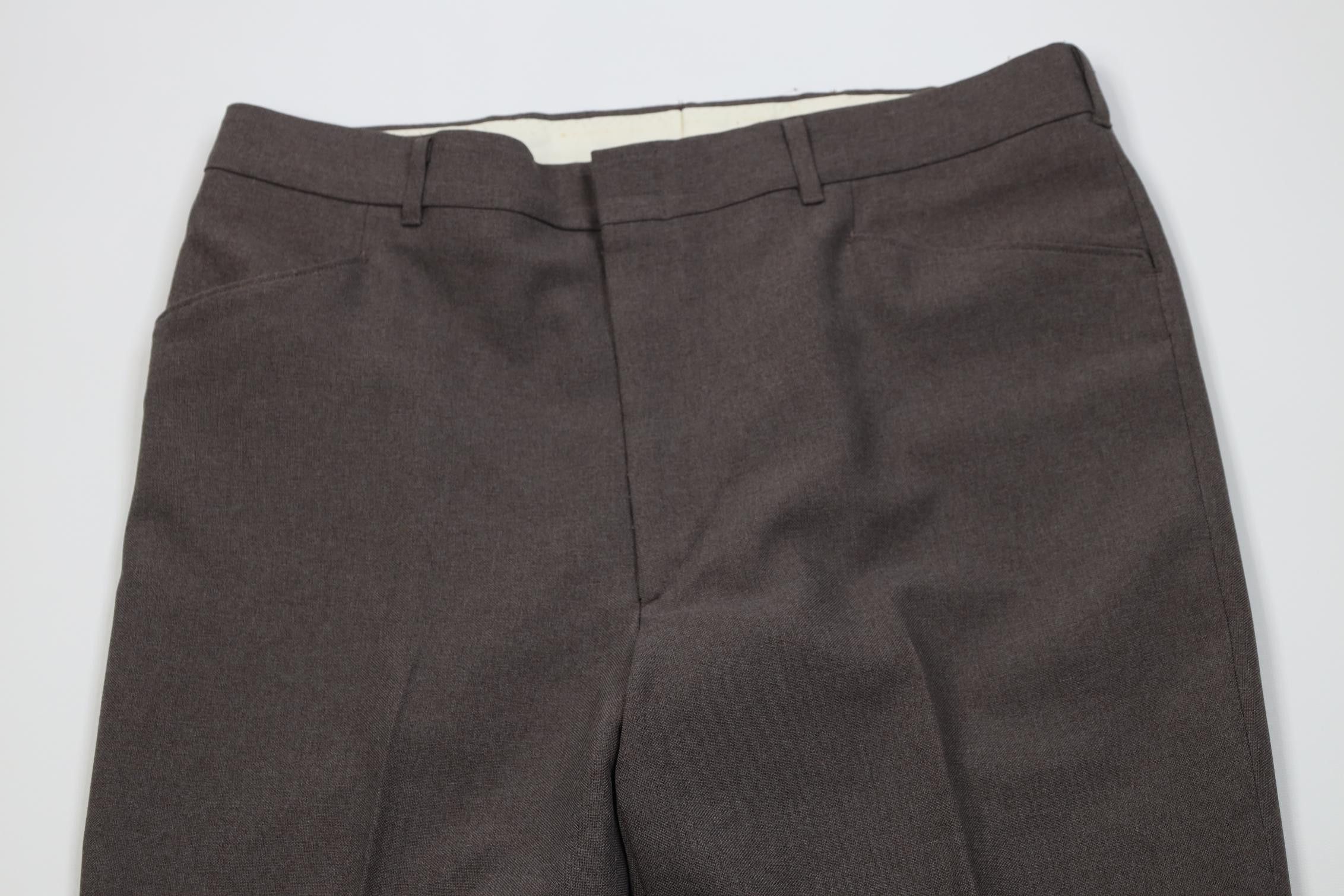 Vintage Vintage 70s Streetwear Wide Leg Chino Pants Trousers USA Size US 34 / EU 50 - 2 Thumbnail