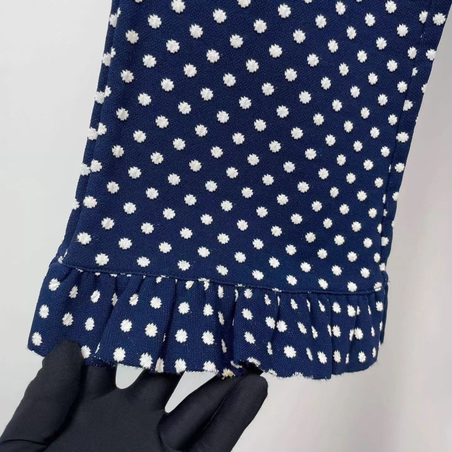 Miu Miu Miu Miu blue & white colorblock pants 38 Size 26" / US 2 / IT 38 - 2 Thumbnail